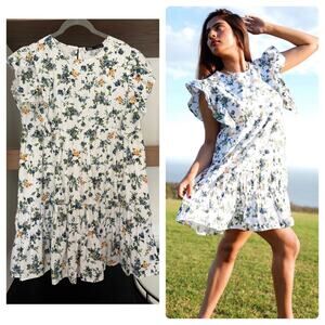 Zara Floral, Ruffle Dress